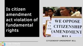 Is citizen amendment act violation of fundamental rights