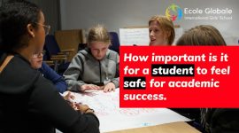 How important is it for a student to feel safe for academic success