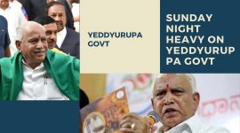 Sunday Night Heavy on Yeddyuruppa Govt