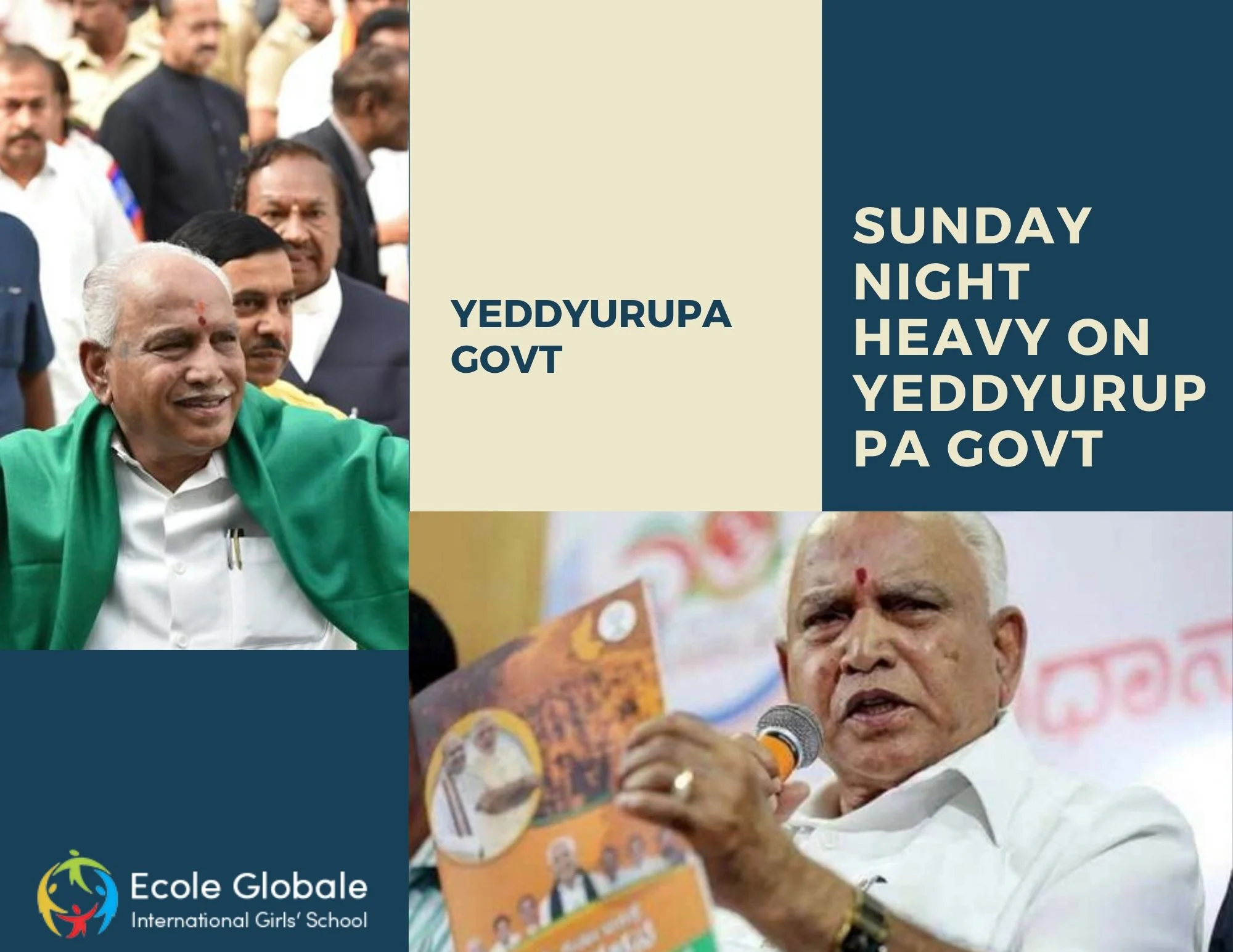 You are currently viewing Sunday Night Heavy on Yeddyuruppa Govt