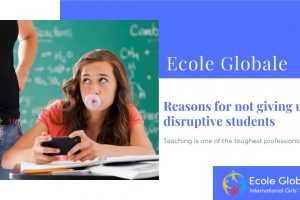 Reasons for not giving up on disruptive students