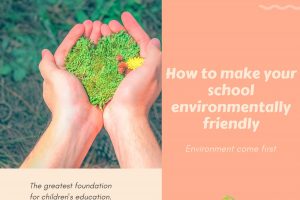 How to make your school environment friendly