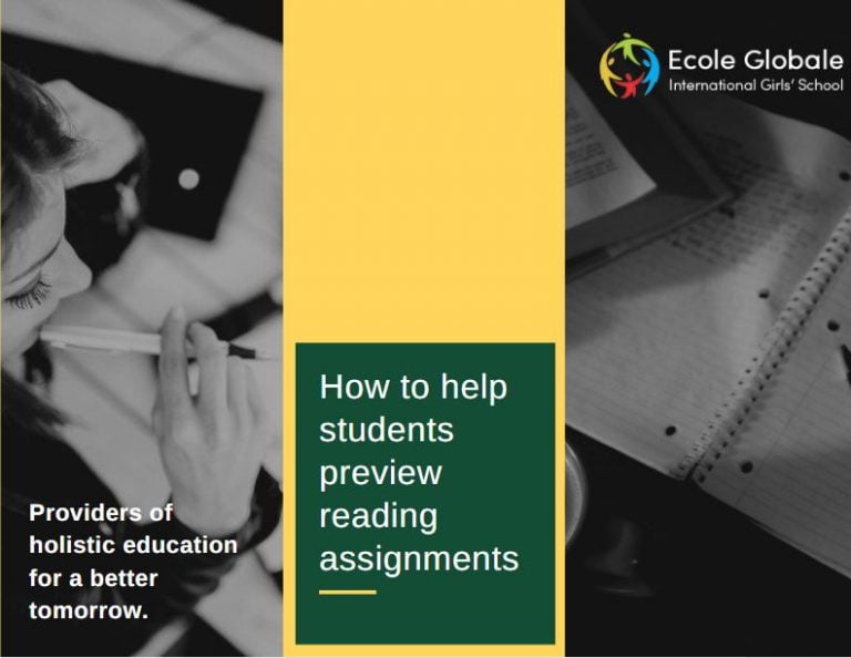 how does reading assignments help students