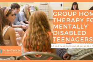 Group home therapy for mentally disabled teenagers