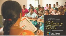 Role of Education in the Empowerment of Women in India