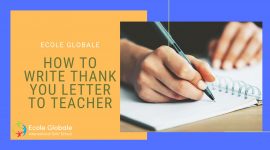 How to write thank you letter to teacher