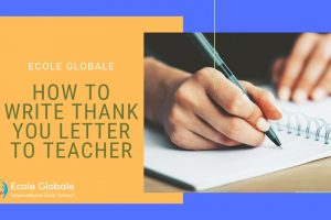 How to write thank you letter to teacher