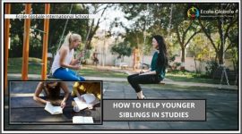 How to help younger sibling in studies