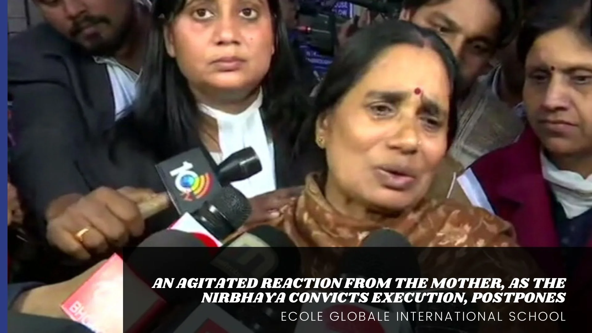 You are currently viewing AN AGITATED REACTION FROM THE MOTHER, AS THE NIRBHAYA CONVICTS EXECUTION, POSTPONES