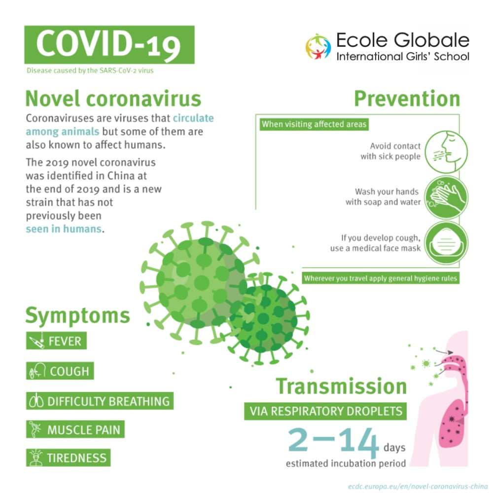 Important information about the novel Coronavirus