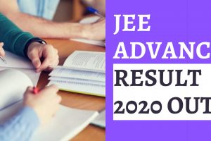 JEE ADVANCED RESULT 2020 OUT