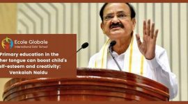 Primary education in the mother tongue can boost a child’s self-esteem and creativity: Venkaiah Naidu.