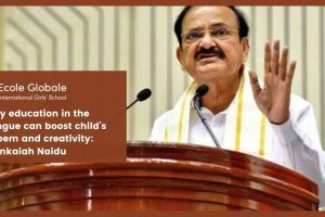 Primary education in the mother tongue can boost a child’s self-esteem and creativity: Venkaiah Naidu.