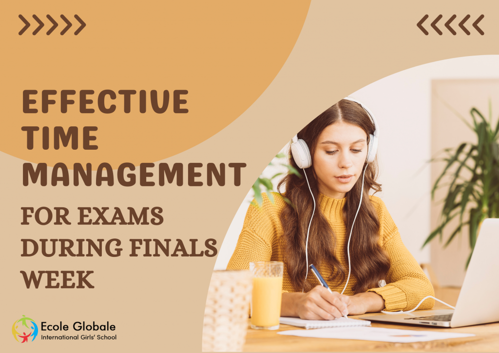 Tips for Time Management for exams during Finals Week