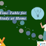 Time Table for Study at Home: A Guide for Parents and Students