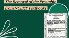 The Removal of the Preamble from NCERT Textbooks: An Educational Perspective