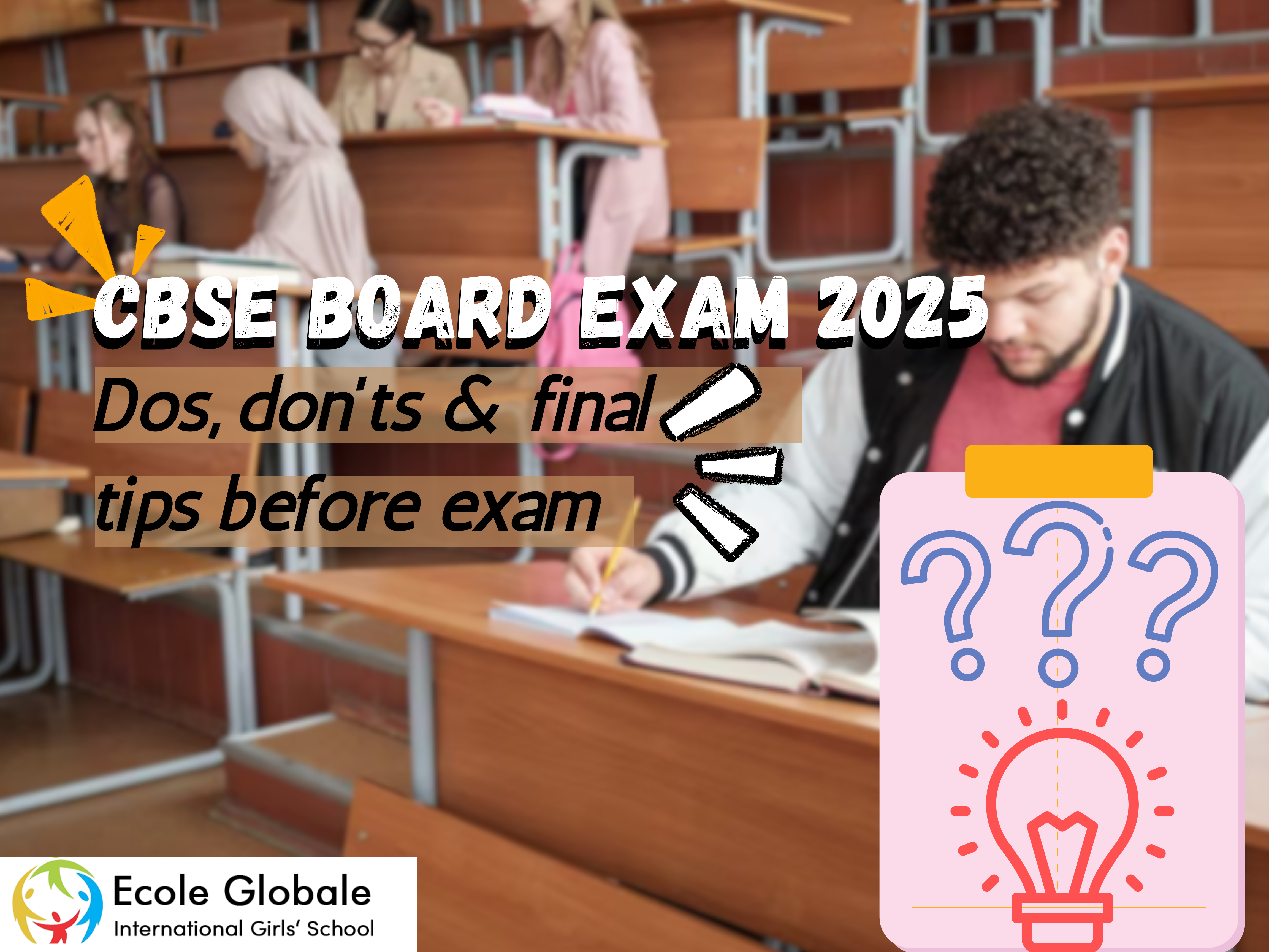 You are currently viewing CBSE Board Exam 2025: Dos, don’ts and final tips before exam