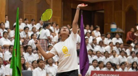 The Inter House Badminton competition